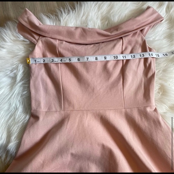 Lulu's Blush Off The Shoulder Dress - Picture 5 of 10